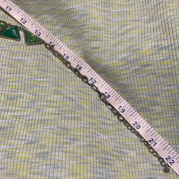 Lab opal necklace 19” - Picture 9 of 15